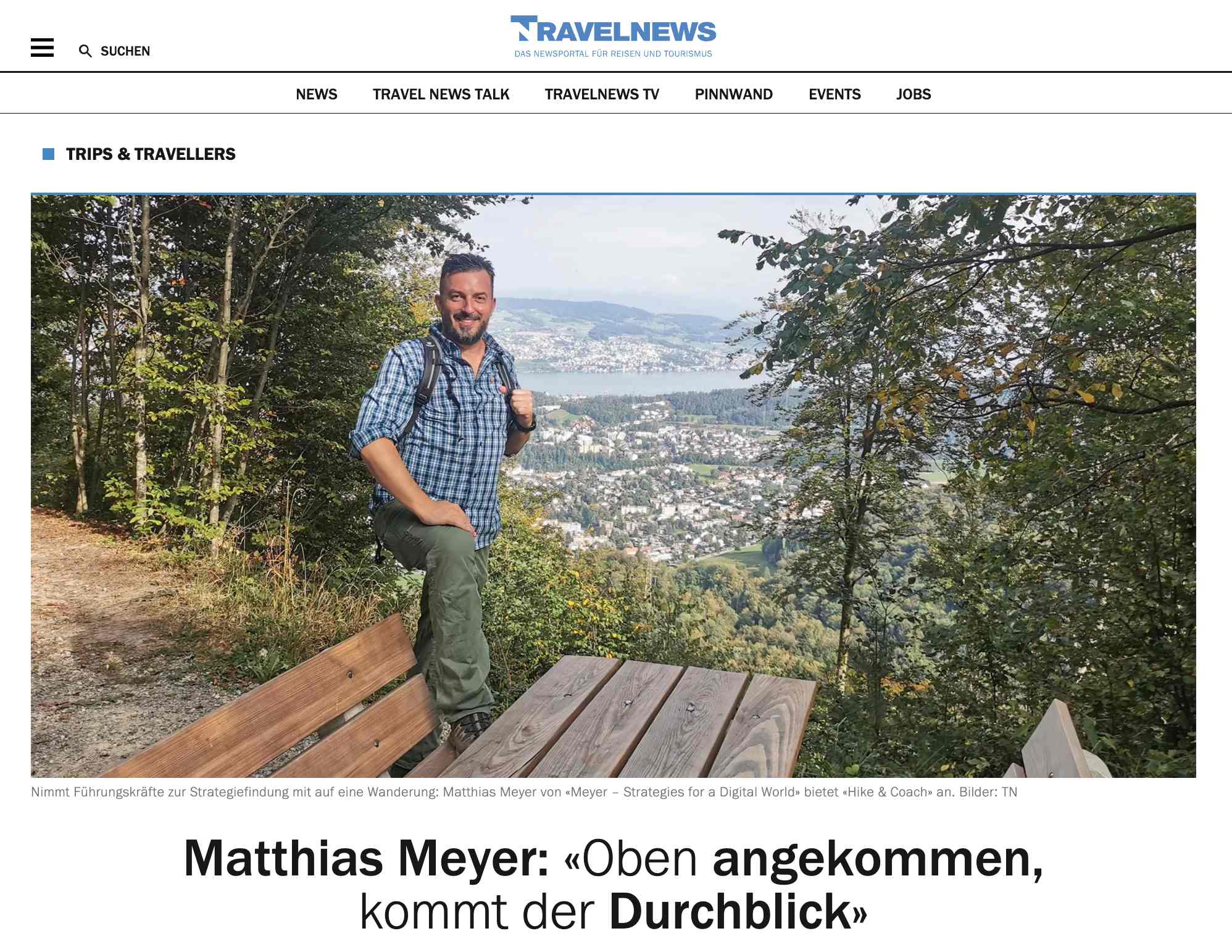 Matthias Meyer im Travel News Talk Interview