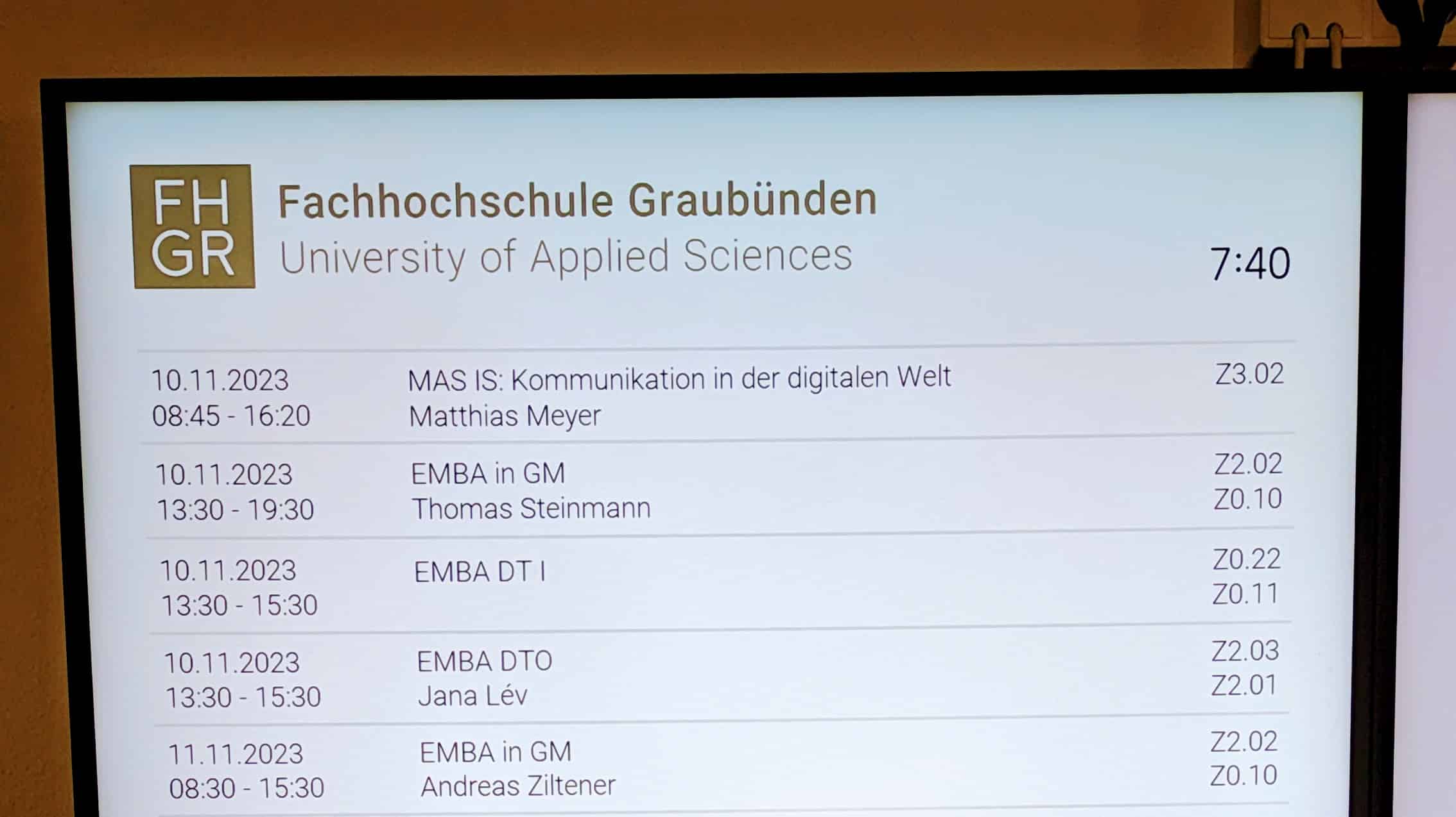 Fachhochschule Graubünden | CAS Digitale Trends in der Informationspraxis | Kommunikation in einer digitalen Welt