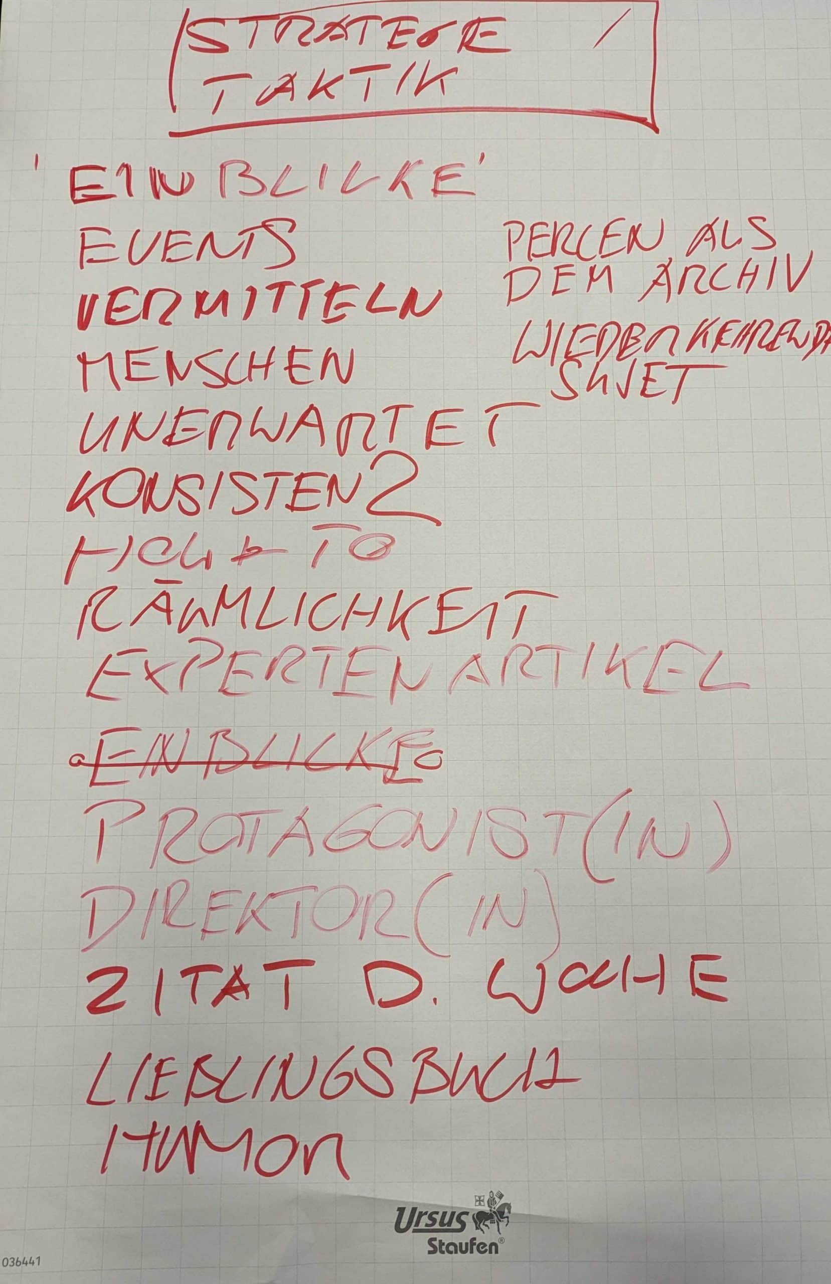 Taktiken-Content-Strategie