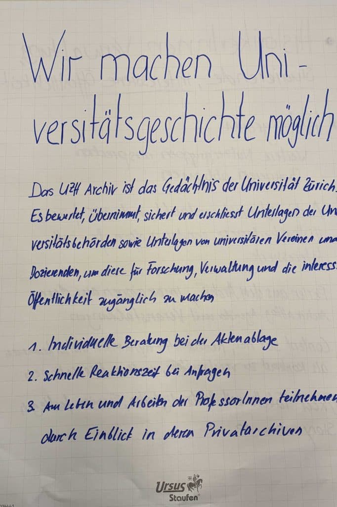 UZH-Archiv-Positionierung